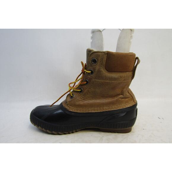 Sorel Mens Size 9 M Brown Leather Rubber Waterproof Lace Up Winter Snow Boots main image 10
